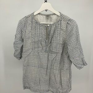 1 et 1 Font 3 Women’s Short Sleeve Peasant Top - size 2